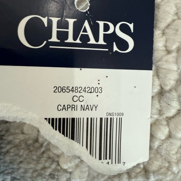 Chaps Women's Blue Chino Straight Leg Flat‎ Front Cotton Blend Pants Size 6 NWT - Picture 7 of 9